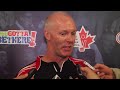 2012 Tim Hortons Brier Draw 8 Media Scrum