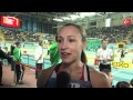 Istanbul 2012 Mixed Zone: Jessica Ennis GBR