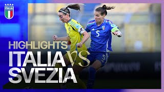 Highlights: Italia-Svezia 0-0 | Women's Nations League 2025
