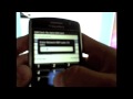 How To Unlock A Blackberry Storm 9530 - Youtube