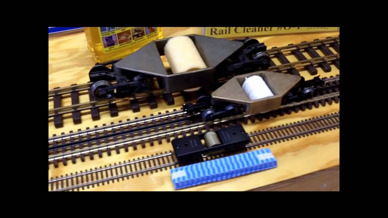 scale HO scale G gauge Centerline Track Cleaners - YouTube