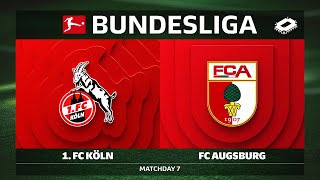 1. FC Köln vs. FC Augsburg | Matchday 7 — Bundesliga 2025/26