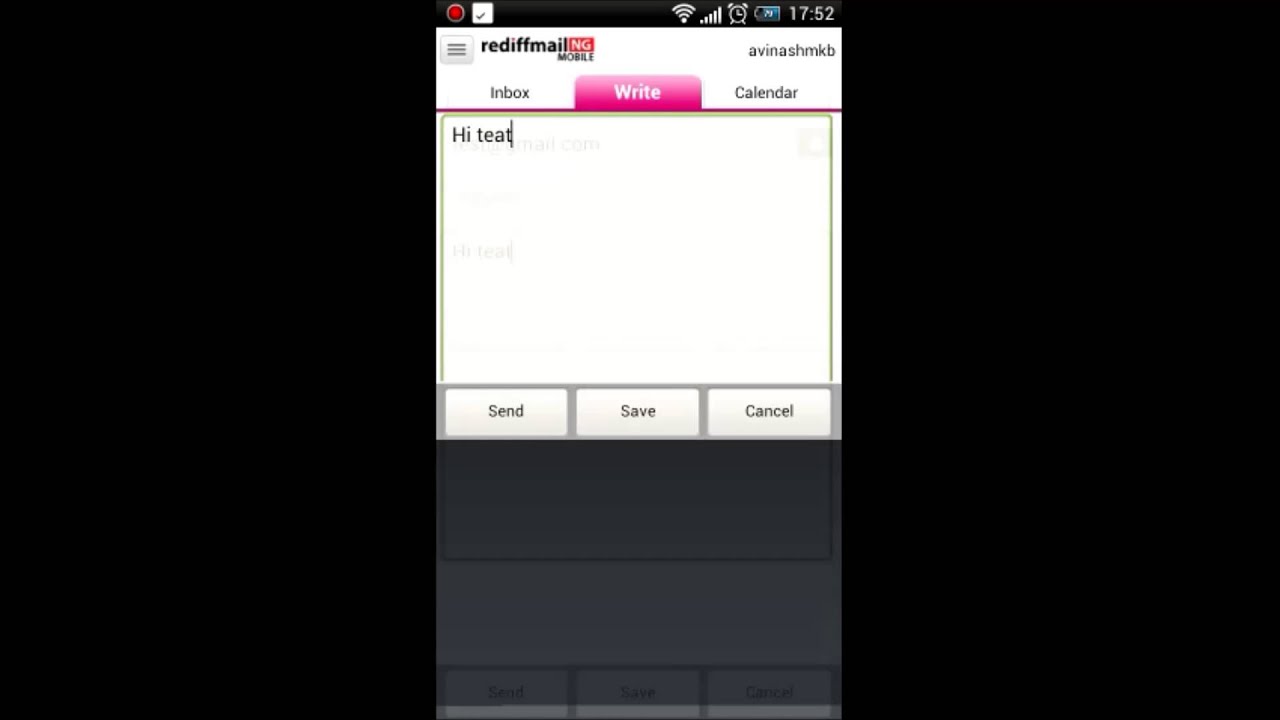 Rediffmail login via Andriod mobile app - YouTube