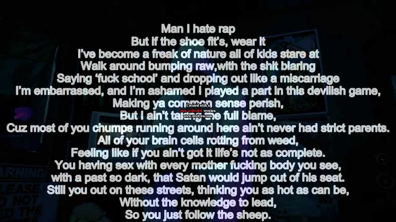 Hopsin - Ill Mind of Hopsin 5 Lyrics(Also in Description) - YouTube