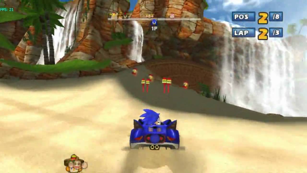 ... All-Stars Racing (Wii) on Dolphin Wii/GC Emulator 720p HD - YouTube