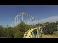 Steel Eel Roller Coaster POV SeaWorld San Antonio Texas