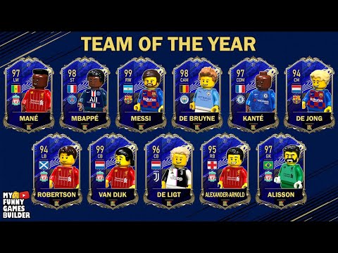 TOTY 20 in Lego • Team Of The Year - FIFA 20 Ultimate Team in Lego Football Film