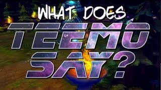 Instalok - What Does Teemo Say? (Ylvis - The Fox PARODY)