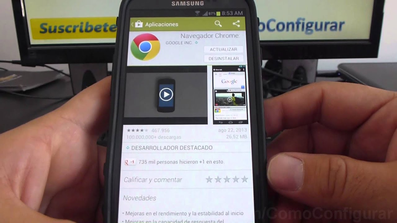 navegadores de internet para android gratis samsung galaxy s3 i9300 ...