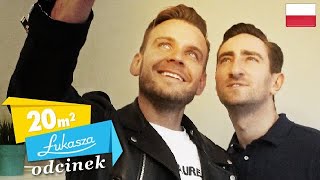 Dawid Woliński i gość poza kadrem w 20m2 Łukasza - internetowy talk-show, odcinek 96