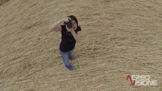 Cerchio nel grano Robella Asti ( Crop Circle Robella - Il video ) , Ripresa aerea , AereoVisione