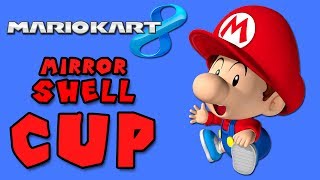 Mario Kart 8 - Baby Mario na MIRROR Shell CUP