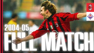 Shevchenko scores two in goalfest | AC Milan 6-0 Fiorentina | Full Match 2004-05