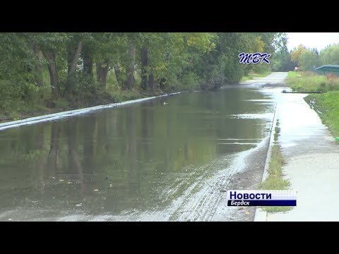 Новая ливневая канализация поможет устранить лужу возле «Астора» в Бердске