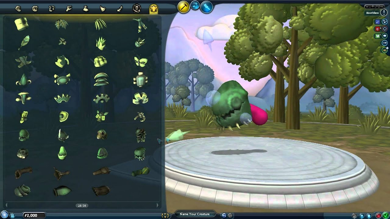 spore all parts mod