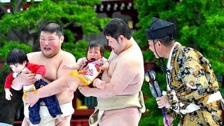 Japanese Baby-Crying Sumo Festival Japanese Baby-Crying Sumo Festival