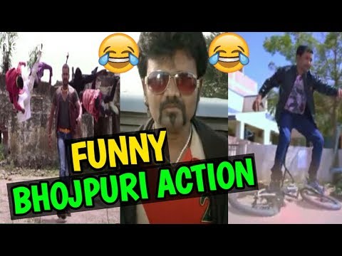 BHOJPURI MOVIES FUNNY ACTION SCENES | B for bAbA Ji