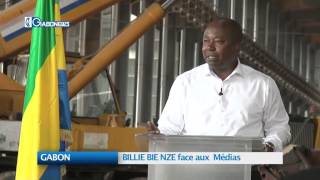 GABON : BILLIE BIE NZE face aux Médias