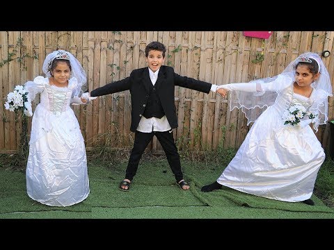 The Wedding of Sami pretend play funny kids videos,les boys tv