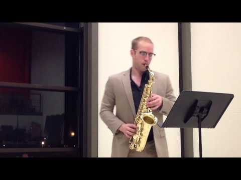 Nick Zoulek, saxophone. JS Bach, Partita in A minor, BWV 1013: I. Allemande