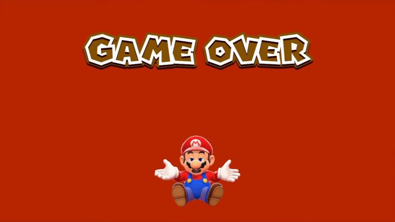 Super Mario 3D World- The Elusive Game Over Screen [HD] - YouTube