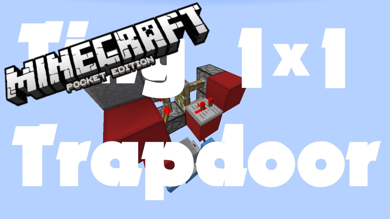 Minecraft 2x2 Hidden Two Way Trapdoor Pe Video Novostink