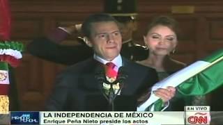 Peña Nieto da su primer Grito de independencia