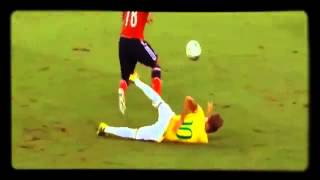 Neymar is out of the World Cup !! Falta de Juan Zúñiga a Neymar   Zúñiga Horror Fou