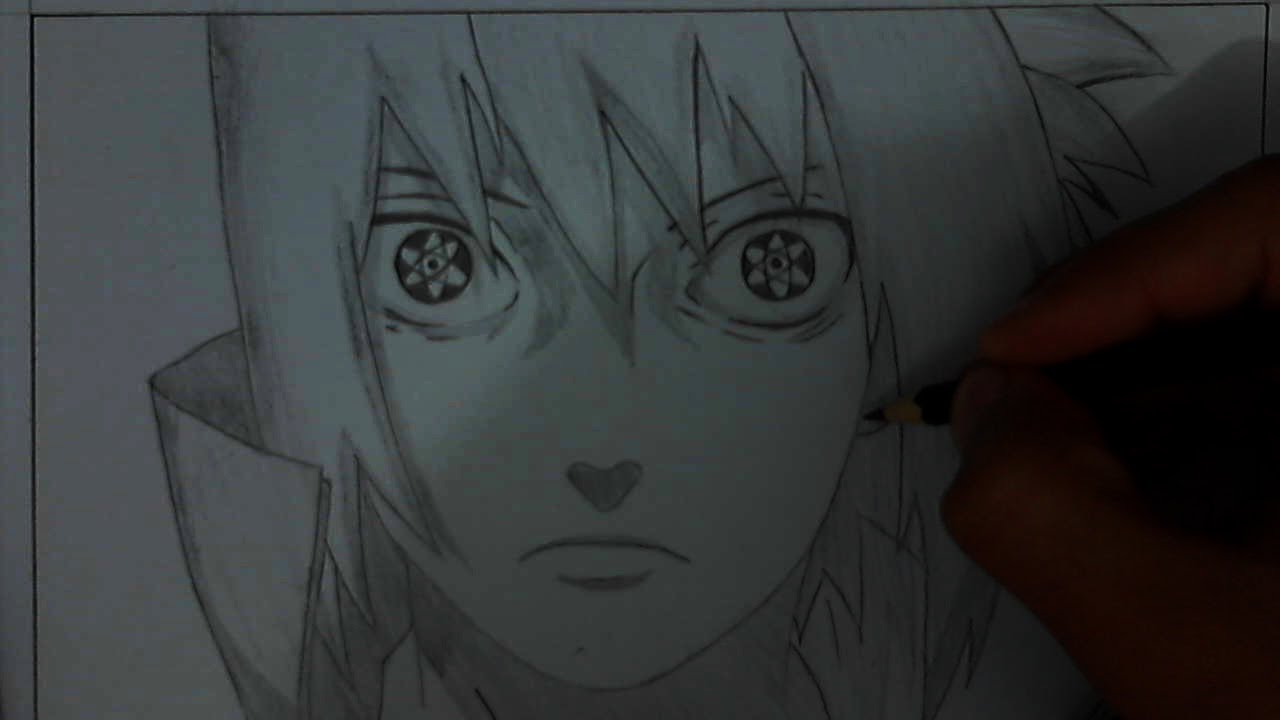 How to Draw Sasuke Uchiha Mangekyou Sharingan [ReMake 720p] - YouTube