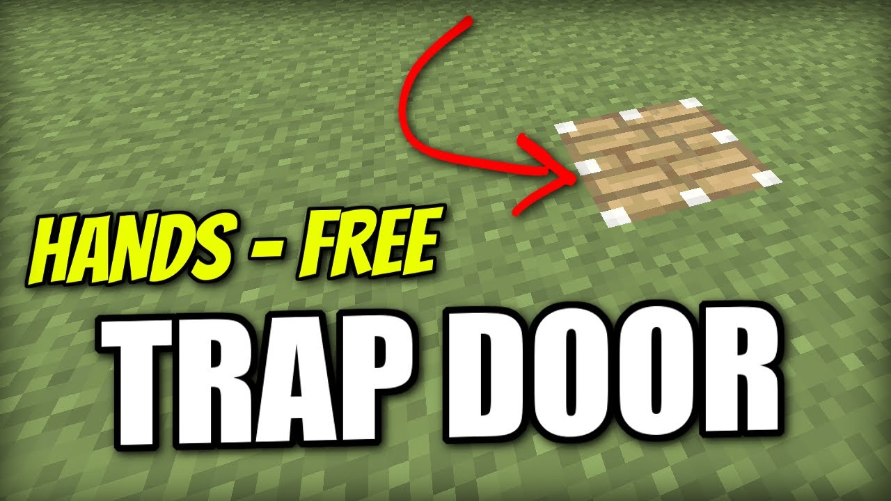 How To Build A Trapdoor On Minecraft