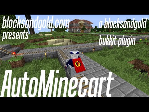 ... freeminecarts horses and boats (bukkit plugin for minecraft) - YouTube