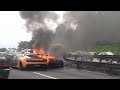 Three Lamborghinis Crashed On The North-South Expressway Near Seremban