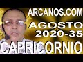 Video Horóscopo Semanal CAPRICORNIO  del 23 al 29 Agosto 2020 (Semana 2020-35) (Lectura del Tarot)