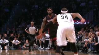 Paul Pierce Playoff Foul on LeBron James in Preseason