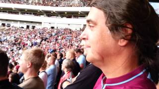 West Ham fan goes to West Ham v Cardiff City dressed as Andy Carroll after losing bet