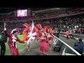 Paraiso parades around the pitch of Wembley Stadium