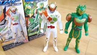 斬月・真メロンエナジー & 龍玄キウイアームズ ソフビヒーロー 仮面ライダー斬月・真 見参編 レビュー！全5種 仮面ライダー鎧武(ガイム)