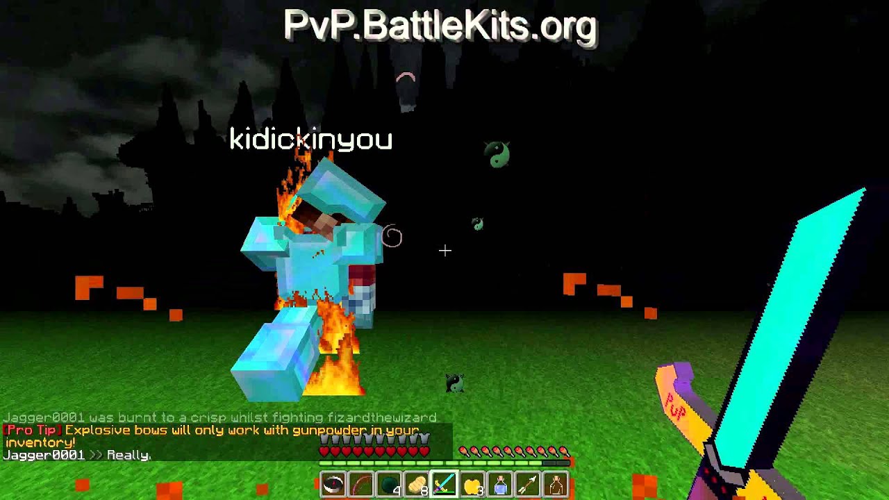 My OP Kits Minecraft Server! PvP Montage YouTube