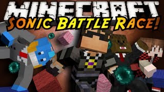 Minecraft Mini-Game : SONIC BATTLE RACE!