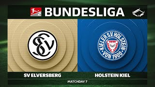 SV Elversberg vs. Holstein Kiel | Matchday 7 — Bundesliga 2 2025/26