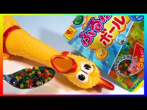 Orbeez Water Balloon Bomb Funny Shrilling Chicken びっくりチキンの中にぷよぷよボール入れてみた!