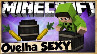 Ovelha Sexy - MINECRAFT NOSSA TEXTURA HD ( Caldeirão, Cenoura )