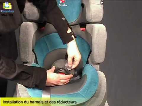 Mise en place du Harnais-Step 123, rehausseur Groupe 1/2/3 Mise en place du Harnais-Step 123, rehausseur Groupe 1/2/3