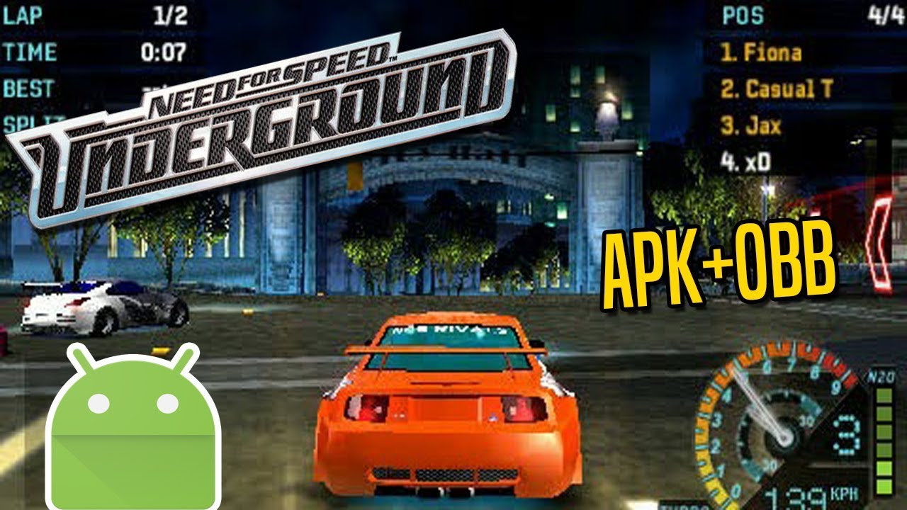 how to install need for speed underground 2 on android