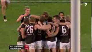 Adelaide v Port Adelaide - Final two minutes