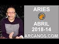 Video Horscopo Semanal ARIES  del 1 al 7 Abril 2018 (Semana 2018-14) (Lectura del Tarot)