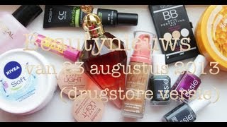 Beautynieuws 23 augustus 2013 (drugstore versie)