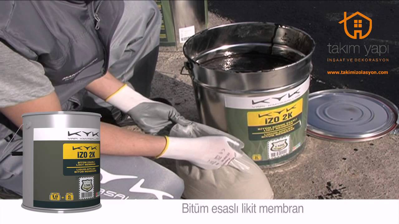 Su İzolasyon Malzemeleri (Bitüm Esaslı Likid Mebran) YouTube