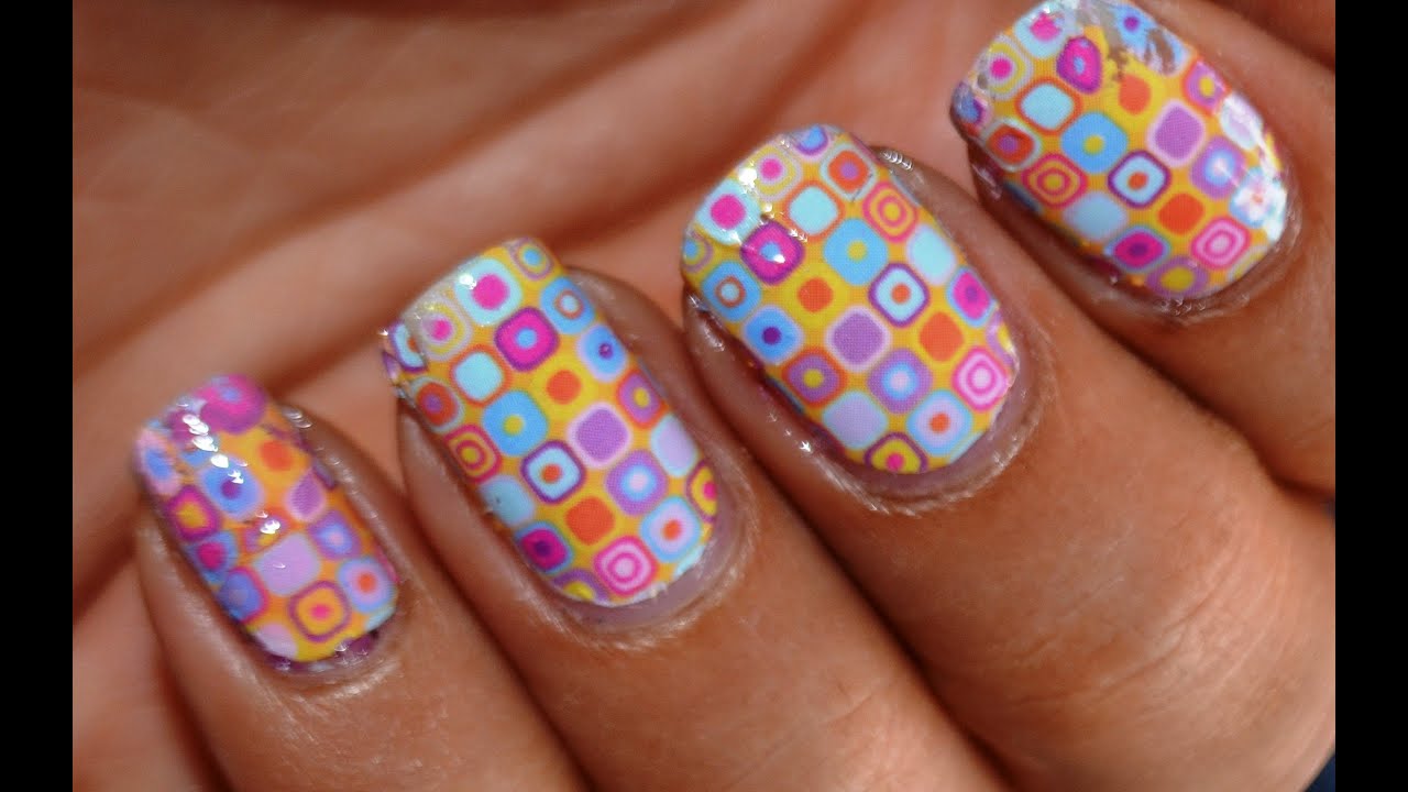 Nail Designs with Water Decals - wide 7