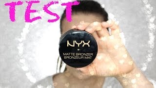 Pierwsze wrażenie + test na żywo - NYX MATTE BRONZER - recenzja